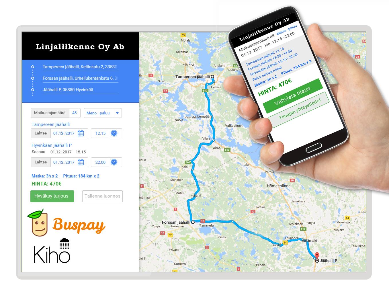 Hintarenki päivittää tarjoustasi asiakkaalle reaaliaikaisesti. Pilvipalvelu, ei ohjelmistoasennusta.